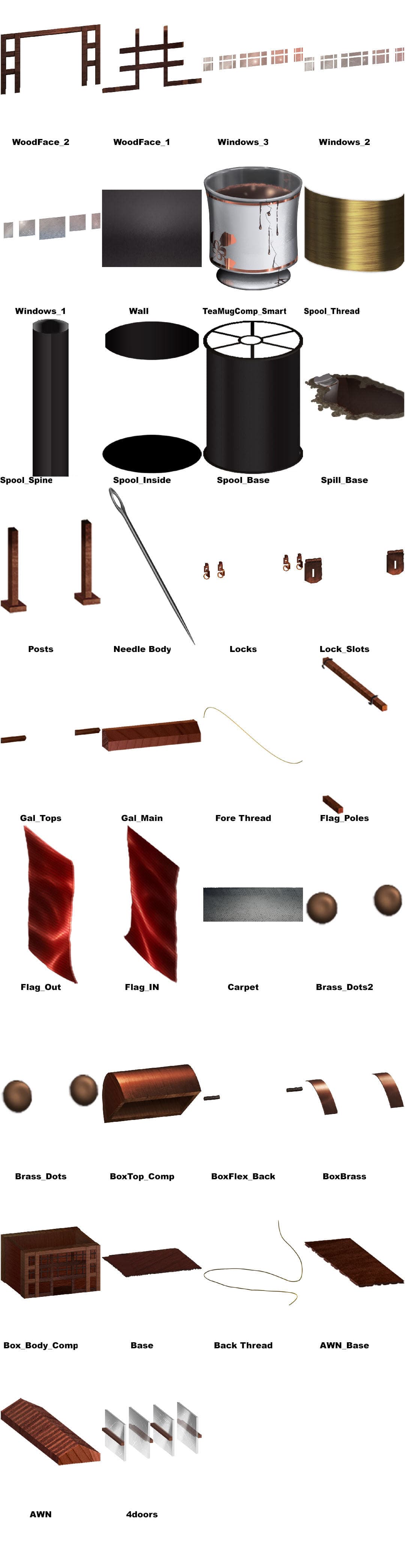 The Showplace, selected layers