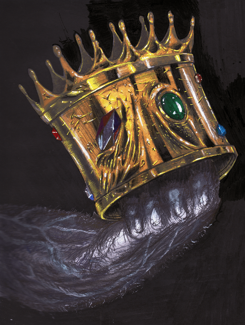 The Handover, original graphite study