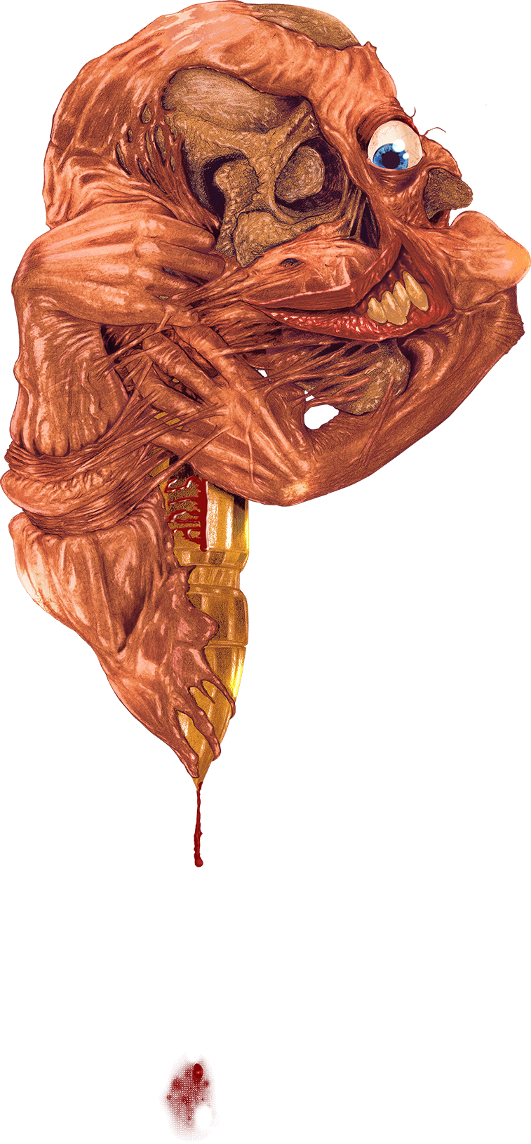 The Itch, mixed media fine art